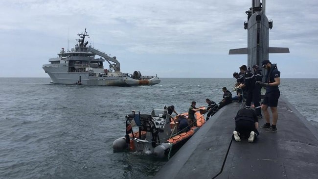 Tàu ngầm tấn công hạt nhân của Pháp tuần tra bất thường ở Biển Đông