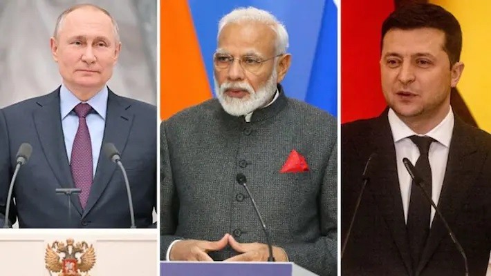 Xung đột Nga-Ukraine: Được Kiev cầu viện Ấn Độ khẩn cấp, Thủ tướng Modi điện đàm Tổng thống Nga. (Nguồn: Asianet Newsable) Xung đột Nga-Ukraine: Được Kiev cầu viện Ấn Độ khẩn cấp, Thủ tướng Modi điện đàm Tổng thống Nga. (Nguồn: Asianet Newsable)