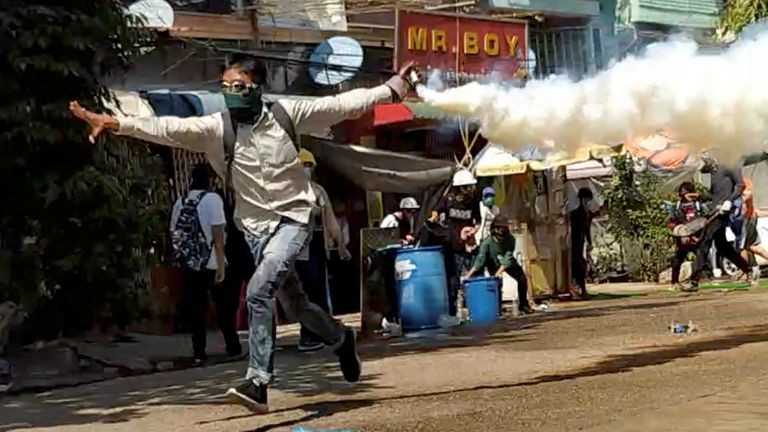 Tình hình Myanmar: Hội đồng Bảo an vẫn chưa nhất trí về tuyên bố chung. (Nguồn: Sky News)