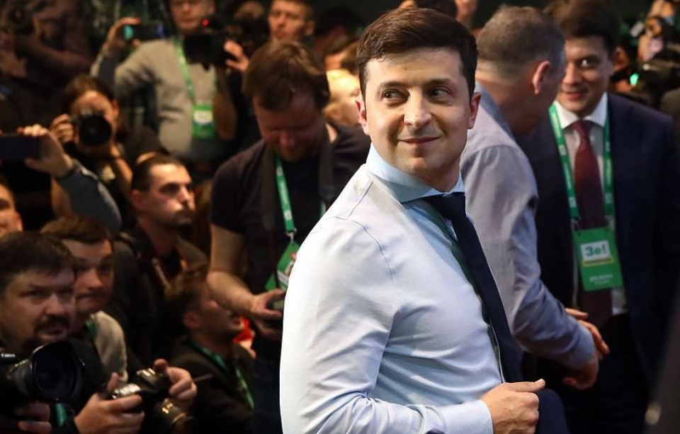Nếu đắc cử Tổng thống Ukraine, ông Zelensky sẵn sàng đối thoại với lãnh đạo Nga, Mỹ ung cu vien tong thong ukraine san sang doi thoai voi lanh dao nga my