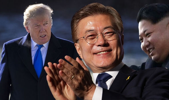 Tổng thống Moon Jae-in hy vọng gì giữa hai "gọng kìm" Mỹ, Triều? tong thong moon jae in hy vong dieu gi giua hai gong kim my trieu