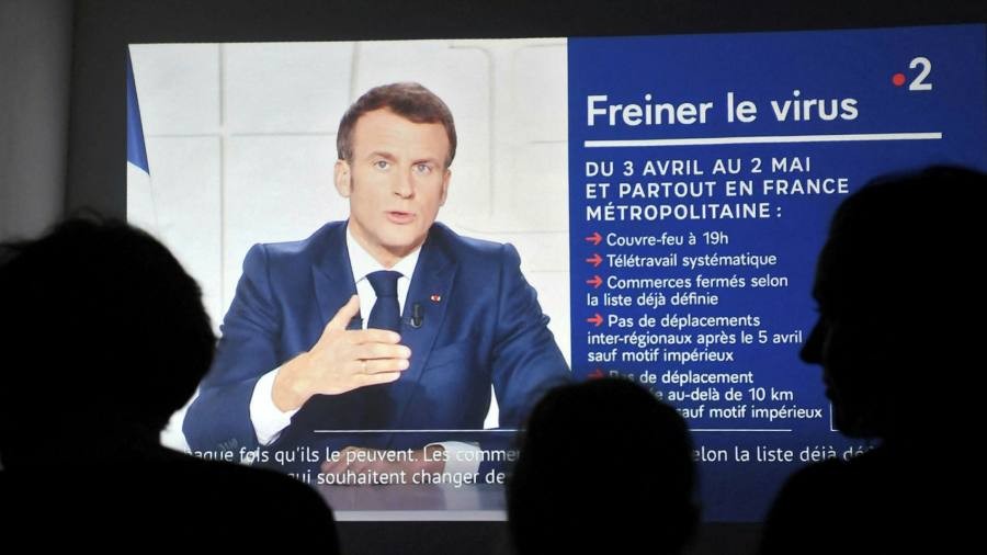 Pháp phong tỏa toàn quốc, Tổng thống Pháp thừa nhận có 'sai lầm'. (Nguồn: AFP) Pháp phong tỏa toàn quốc, Tổng thống Pháp thừa nhận có 'sai lầm'. (Nguồn: AFP)