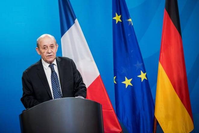 Chẳng chịu 'kém miếng' Nga và Mỹ, Ngoại trưởng Pháp sang Ấn Độ. (Nguồn: The Hindu)