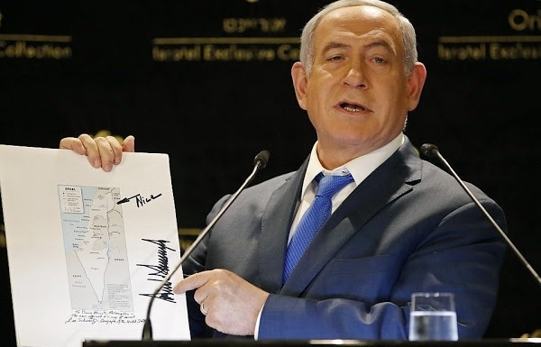 Cập nhật bản đồ quốc gia, Mỹ hợp nhất Cao nguyên Golan vào lãnh thổ Israel 