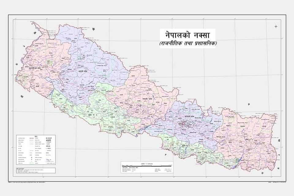 Nepal ra bản đồ chính trị mới, Ấn Độ ám chỉ 'lệnh bên thứ 3', Thủ tướng Oli tiếp tục 'đổ thêm dầu' nepal ra ban do chinh tri moi an do am chi lenh ben thu 3 thu tuong oli tiep tuc do them dau