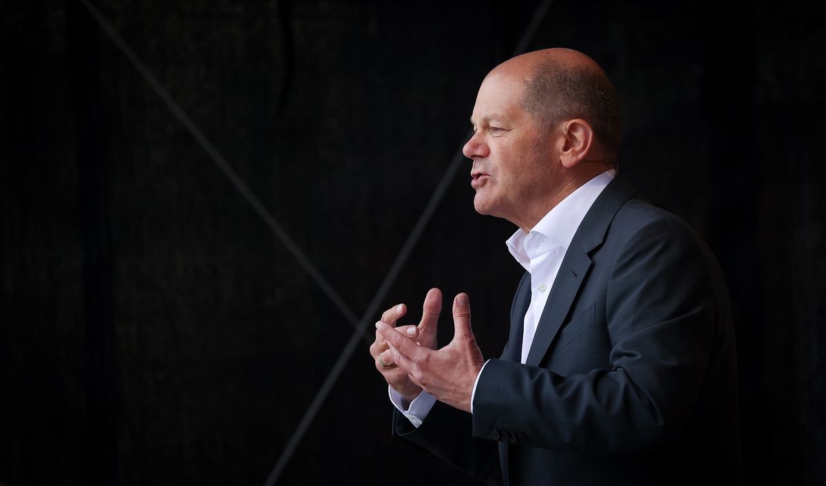 Xung đột Nga-Ukraine: Khẳng định không ủng hộ NATO tham chiến, Thủ tướng Đức lần đầu tiên tuyên bố 4 nguyên tắc của Berlin. (Nguồn: Bloomberg) Xung đột Nga-Ukraine: Khẳng định không ủng hộ NATO tham chiến, Thủ tướng Đức lần đầu tiên tuyên bố 4 nguyên tắc của Berlin. (Nguồn: Bloomberg)