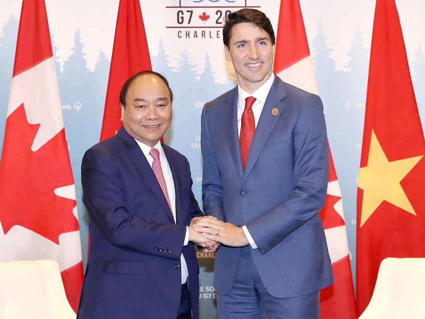 Thủ tướng Nguyễn Xuân Phúc hội đàm với Thủ tướng Canada