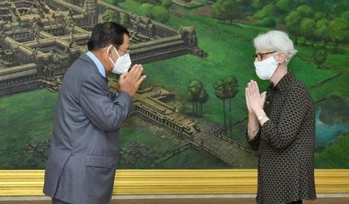 Thứ trưởng Ngoại giao Mỹ đến Campuchia: Quan ngại Trung Quốc, muốn thăm Căn cứ Hải quân Ream. (Nguồn: Khmer Times)