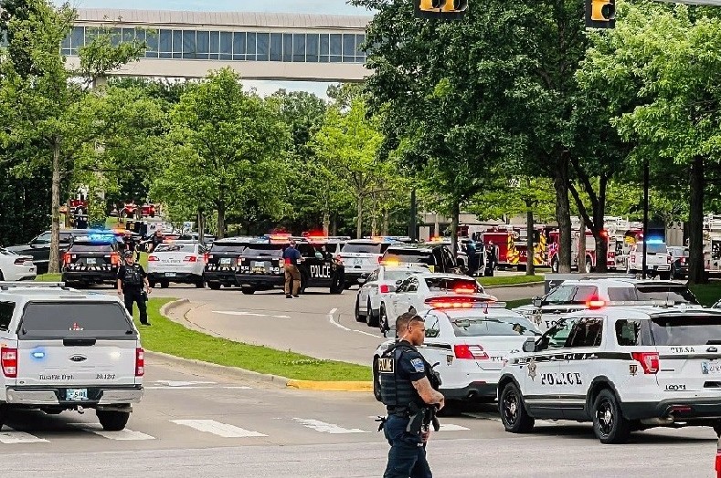 Chưa hết bàng hoàng sau vụ thảm sát ở Texas, Mỹ tiếp tục trải qua vụ xả súng kinh hoàng ở Tulsa