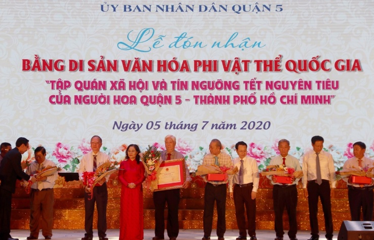 Công nhận 'Tập quán xã hội và tín ngưỡng Tết Nguyên tiêu của người Hoa' là Di sản văn hoá phi vật thể quốc gia