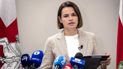 Lãnh đạo phe đối lập Belarus gặp Ngoại trưởng Mỹ, kêu gọi Washington 'mạnh tay' hơn