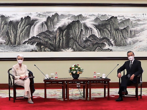 Thứ trưởng Ngoại giao Mỹ thăm Trung Quốc: Đề cập Biển Đông, nguồn gốc Covid-19, Bắc Kinh đưa ra 3 yêu cầu. (Nguồn: Asia News) Thứ trưởng Ngoại giao Mỹ thăm Trung Quốc: Đề cập Biển Đông, nguồn gốc Covid-19, Bắc Kinh đưa ra 3 yêu cầu. (Nguồn: Asia News)