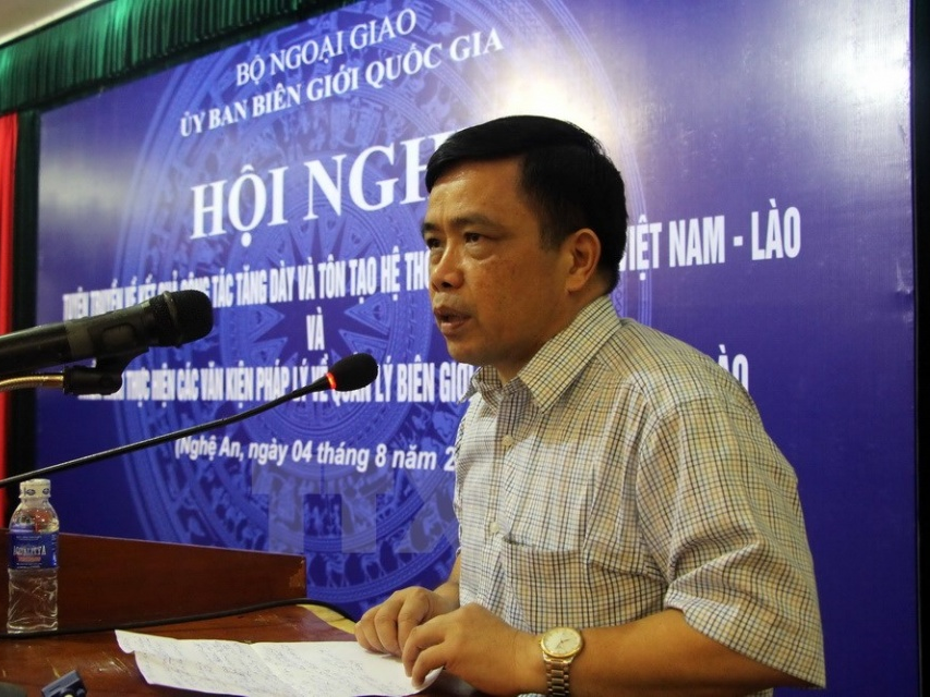 Kết quả nổi bật trong việc tăng dày, tôn tạo mốc biên giới Việt-Lào