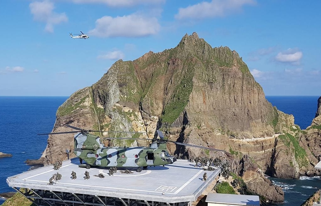 Tập trận quy mô lớn tại quần đảo tranh chấp với Nhật Bản, Hàn Quốc đề nghị không gắn mác 'chính trị'