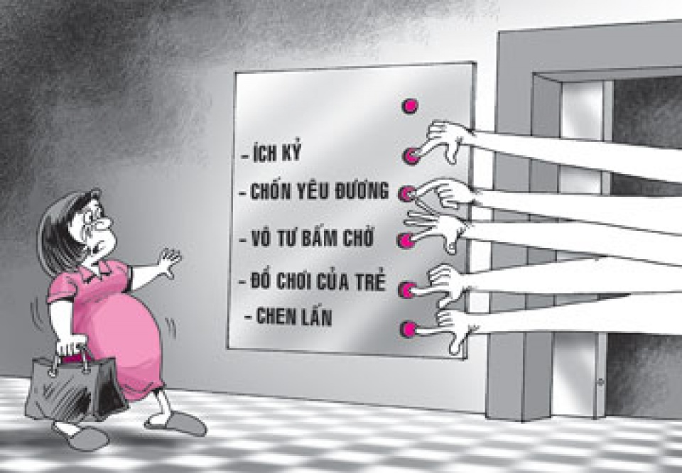 Văn hóa thang máy van hoa thang may