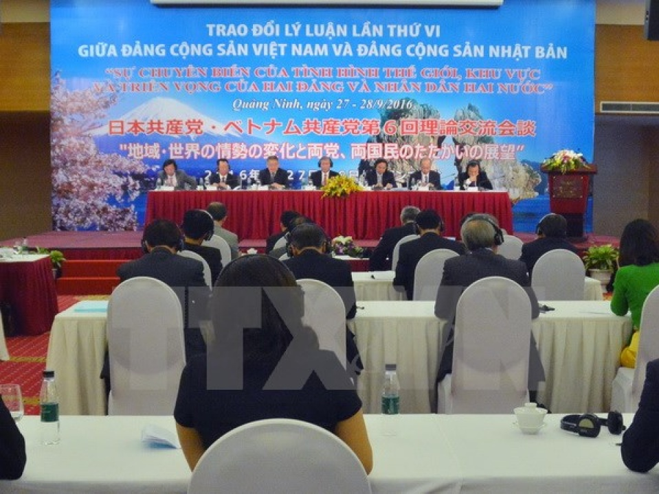 Đảng Cộng sản Việt Nam và Nhật Bản trao đổi lý luận lần thứ 6
