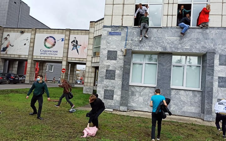 Nga: Xả súng kinh hoàng vào trường đại học, hàng chục người thương vong. (Nguồn: AFP)