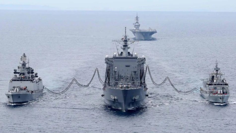 Nhóm Bộ Tứ bắt đầu tập trận hải quân 'không tiếp xúc, chỉ trên biển' ở vịnh Bengal