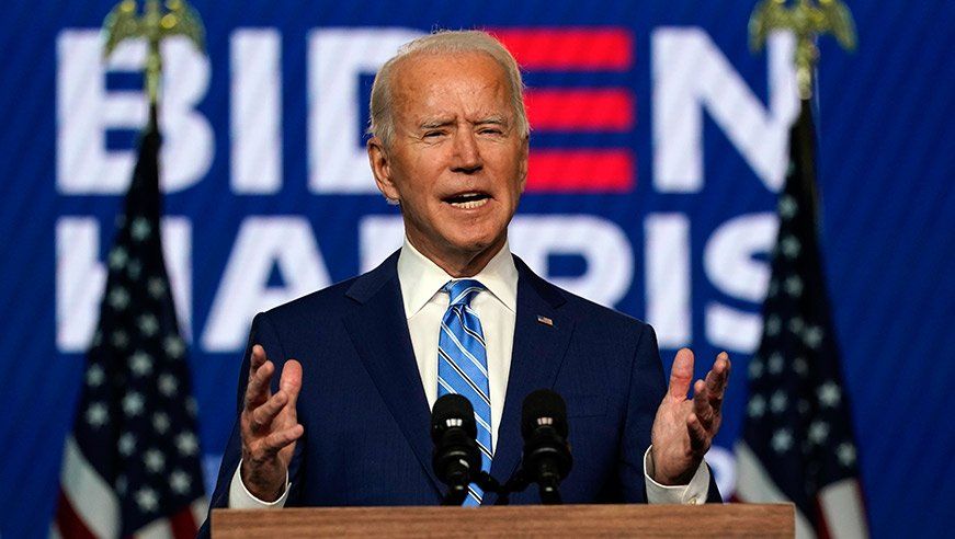 Nắm lợi thế trong bầu cử Mỹ 2020, ông Biden nói về hành động của 'chính quyền Biden' trong ngày đầu tiên Nắm lợi thế trong bầu cử Mỹ 2020, ông Biden nói về hành động của 'chính quyền Biden' trong ngày đầu tiên