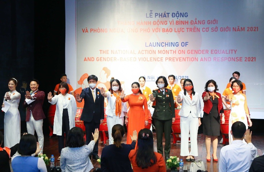 Tháng hành động vì bình đẳng giới năm 2021: Cảnh báo nóng! Không có bình đẳng nếu... không có nam giới tham gia. (Nguồn: Molisa)