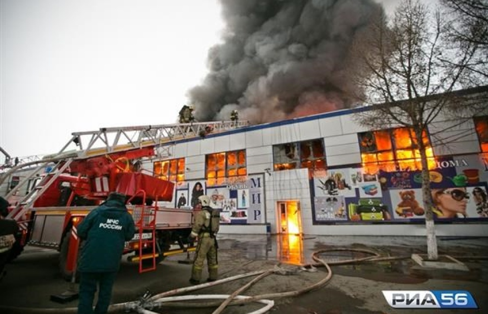 Khu chợ Việt ở Nga bốc cháy, nhiều tiểu thương trắng tay