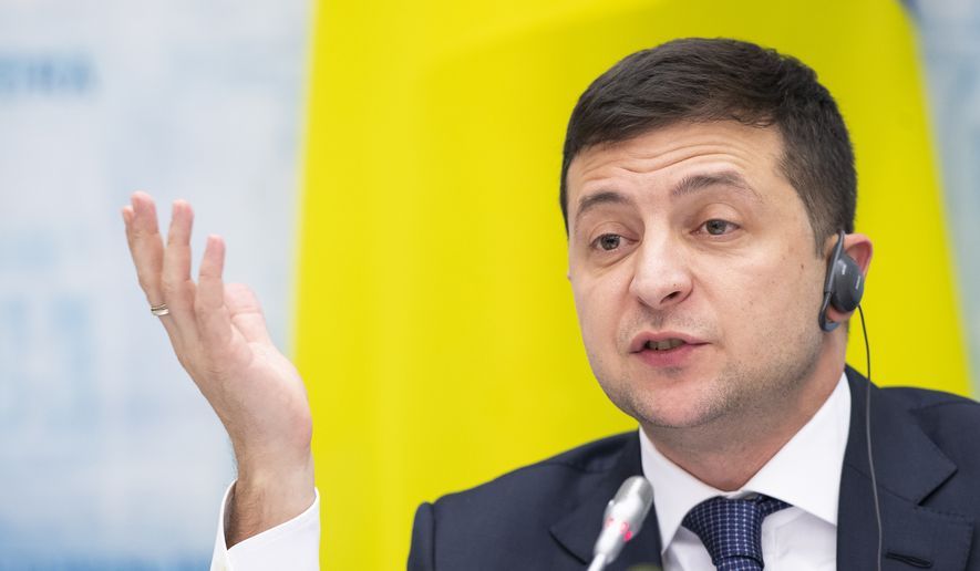 Tổng thống Zelensky nói về 'chiến thắng của Ukraine'. (Nguồn: Washington Times) tong-thong-zelensky-noi-ve-chien-thang-cua-ukraine