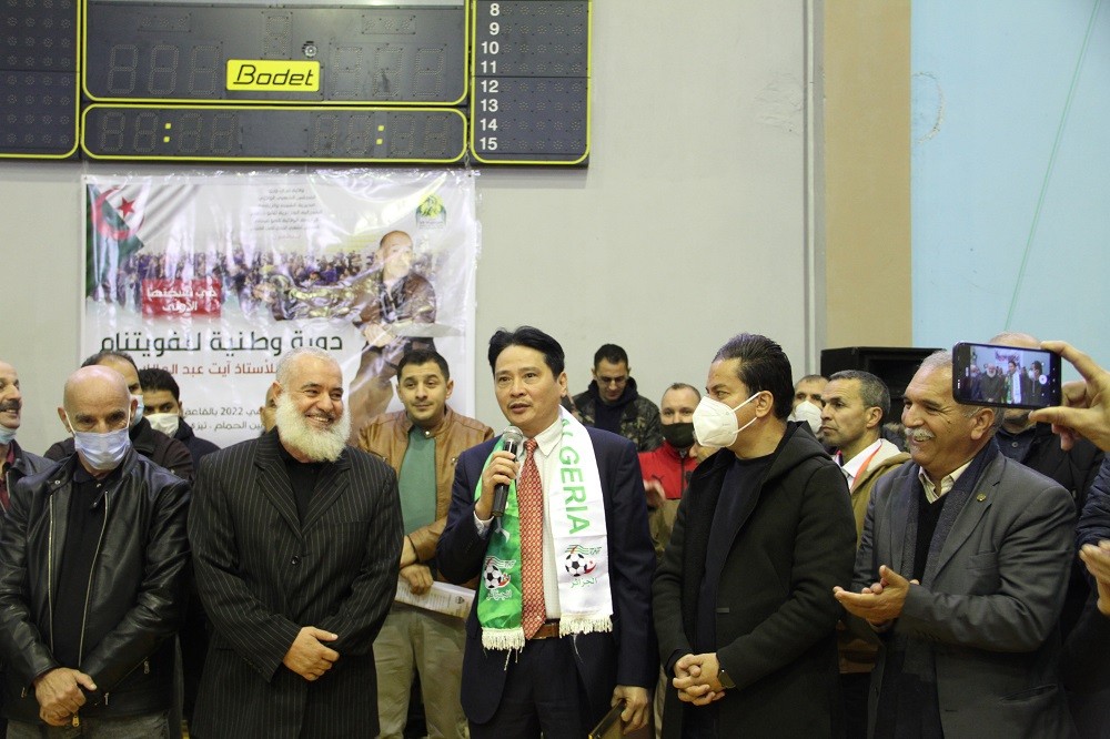 Lần đầu tiên Giải vô địch quốc gia Võ Việt Nam được tổ chức tại Algeria