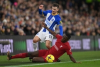 Thi đấu bạc nhược trên sân Brighton, Liverpool tụt xuống vị trí thứ 9