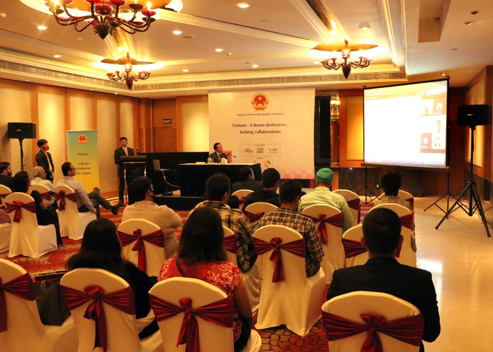 Đại sứ quán Việt Nam tại Ấn Độ tổ chức Hội thảo Xúc tiến Du lịch tại thành phố Chandigarh ngày 12/3. Đại sứ quán Việt Nam tại Ấn Độ tổ chức Hội thảo Xúc tiến Du lịch tại thành phố Chandigarh ngày 12/3.