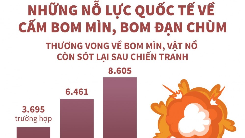 Vì một thế giới không còn mối đe dọa về bom mìn, vật nổ còn sót lại sau chiến tranh