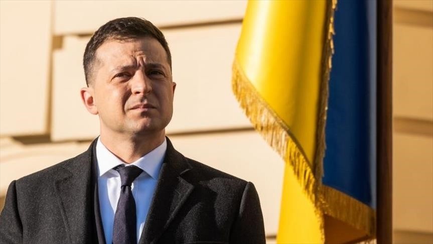Tổng thống Ukraine Vladimir Zelensky. (Nguồn: AA)