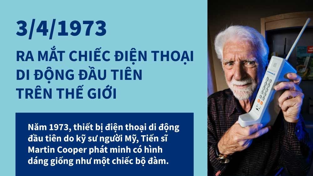 Điện thoại di động đầu tiên trên thế giới bước sang tuổi 50