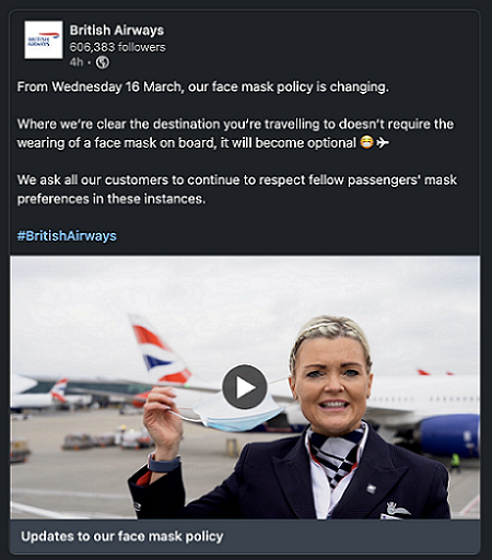 Bỏ quy định khẩu trang, hãng hàng không 'thất thủ' vì Covid-19 Bỏ quy định khẩu trang, hãng hàng không 'thất thủ' vì Covid-19