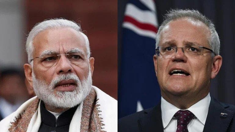 Thủ tướng Ấn Độ Narendra Modi đã có cuộc điện đàm với người đồng cấp Australia Scott Morrison. (Nguồn: Reuters) Thủ tướng Ấn Độ Narendra Modi đã có cuộc điện đàm với người đồng cấp Australia Scott Morrison. (Nguồn: Reuters)