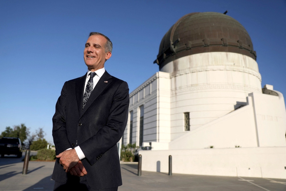 Thị trưởng Los Angeles Eric Garcetti sẽ là tân Đại sứ Mỹ tại Ấn Độ? (Nguồn: AFP)