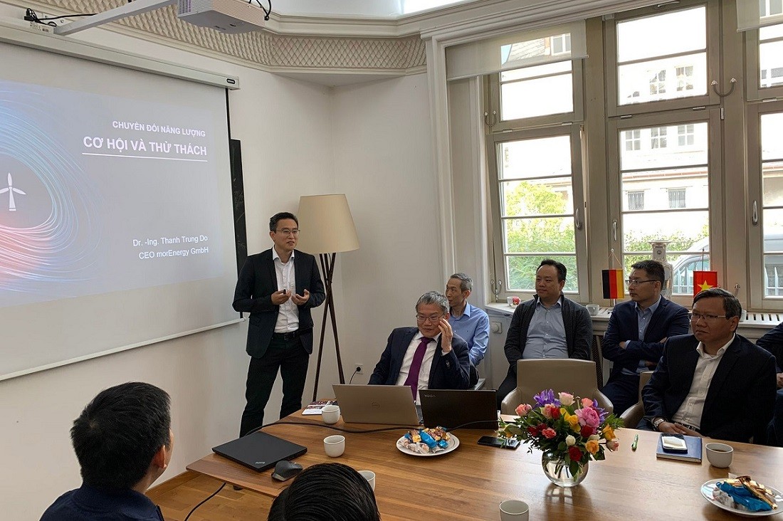 Giáo sư, Tiến sĩ Đỗ Thành Trung - sáng lập viên VGInetwork, phát biểu tại sự kiện. (Nguồn: TTXVN) Giáo sư, Tiến sĩ Đỗ Thành Trung - sáng lập viên VGInetwork, phát biểu tại sự kiện. (Nguồn: TTXVN)