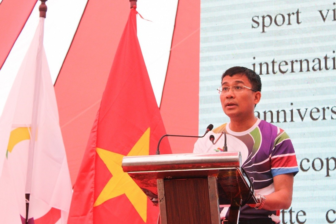 Thứ trưởng Thường trực Bộ Ngoại giao Nguyễn Minh Vũ phát biểu tại sự kiện.