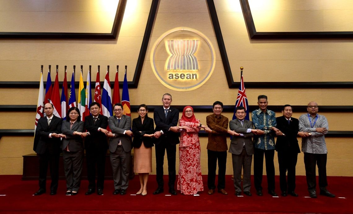 Cuộc họp Ủy ban Hợp tác ASEAN-New Zealand (ANZJCC) lần thứ 10 được tổ chức tại trụ sở Ban Thư ký ASEAN vào ngày 16/6. (Nguồn: Asean.org) Cuộc họp Ủy ban Hợp tác ASEAN-New Zealand (ANZJCC) lần thứ 10 được tổ chức tại trụ sở Ban Thư ký ASEAN vào ngày 16/6. (Nguồn: Asean.org)