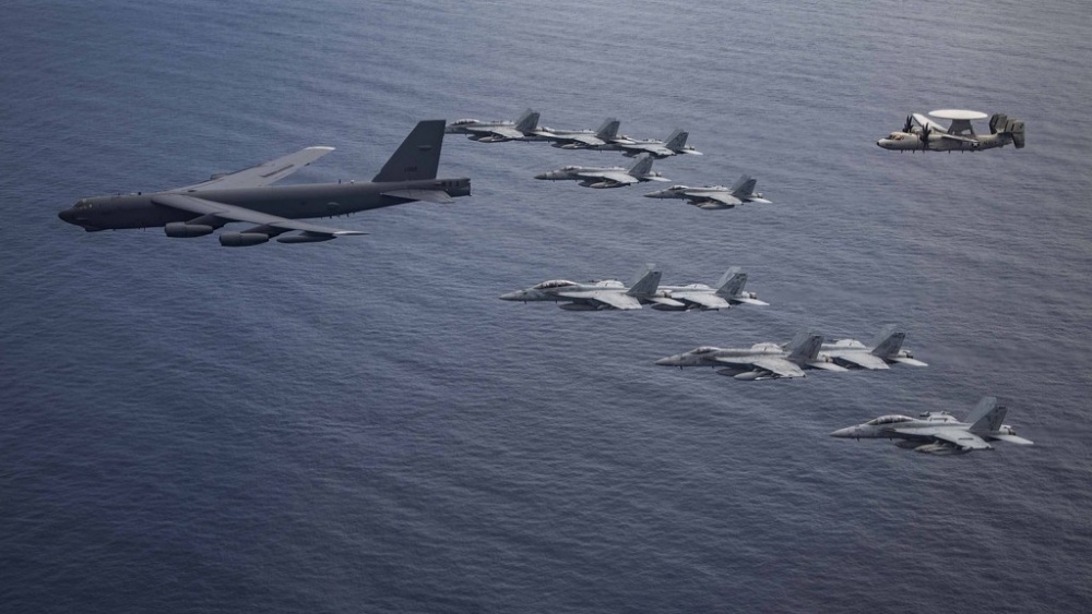 0545 b 52 stratofortress formation