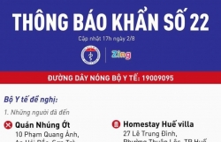 Bộ Y tế ra thông báo khẩn số 22: Tìm người đến 5 địa điểm và 2 chuyến bay liên quan bệnh nhân Covid-19