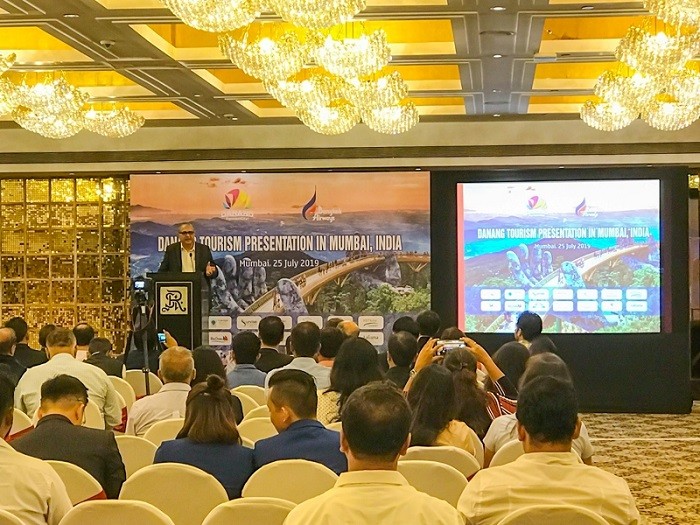 Chương trình Xúc tiến du lịch Đà Nẵng tại Mumbai, Ấn Độ tháng 7/2019. (Nguồn: TTXVN) Chương trình Xúc tiến du lịch Đà Nẵng tại Mumbai, Ấn Độ tháng 7/2019. (Nguồn: TTXVN)