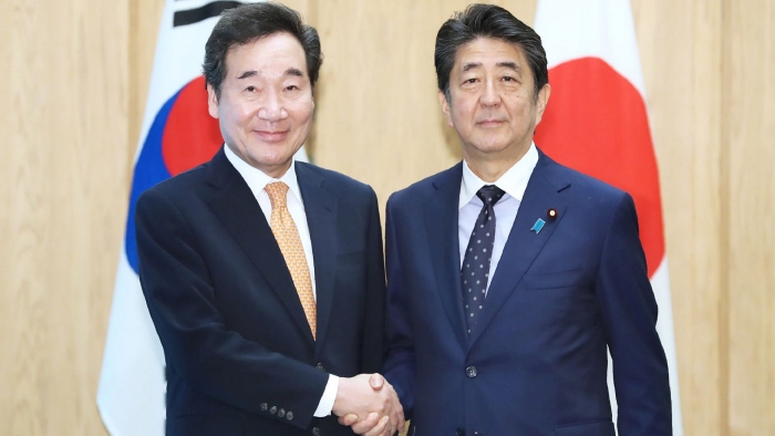 gap thu tuong han quoc thu tuong nhat ban noi khong nen bo mac quan he cang thang