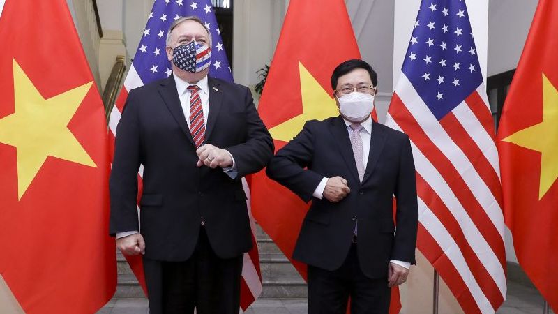 Phó Thủ tướng Phạm Bình Minh đón, hội đàm với Ngoại trưởng Mỹ