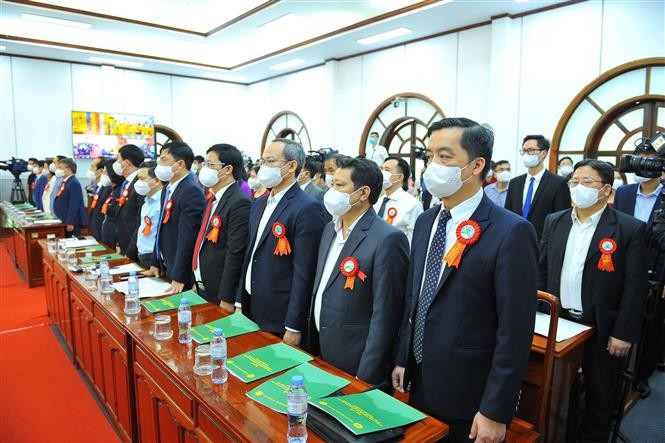 Các đại biểu tại Lễ kỷ niệm. (Nguồn: TTXVN)