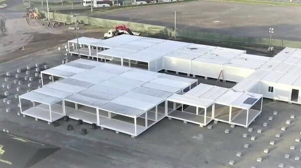 Bệnh viện dã chiến dành cho bệnh nhân Covid-19 ở Panama. 