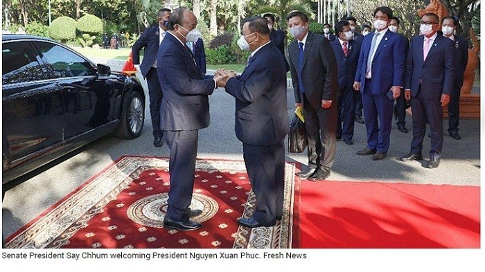 Truyền thông Campuchia đưa tin đậm nét chuyến thăm của Chủ tịch nước Nguyễn Xuân Phúc