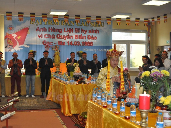 Cầu siêu tri ân ​64 liệt sỹ hy sinh bảo vệ đảo Gạc Ma