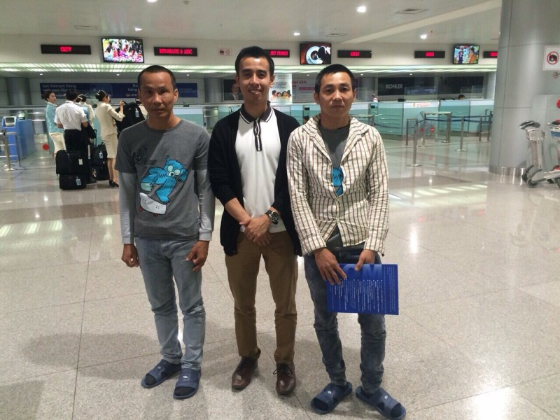 2 ngư dân Việt Nam từ Micronesia về nước an toàn