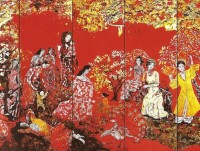 tranh son mai meo von nhau dat gia 101000 usd trong phien dau gia