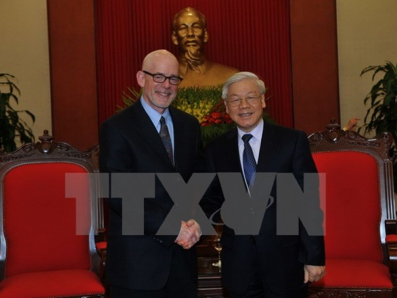 Đoàn đại biểu Đảng cộng sản Mỹ thăm và làm việc tại Việt Nam